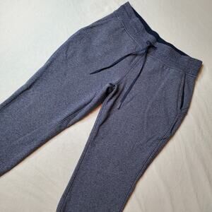 Lululemon Women's Size 8 Warm Down Jogger II Heathered Navy W5BHKS
